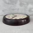 画像5: VINTAGE ANTIQUE WALL CLOCK TELECHRON ヴィンテージ アンティーク ウォールクロック テレクロン 壁掛け時計 / スクールクロック ベークライト ブラウン 茶色 店舗什器 アメリカ  (5)
