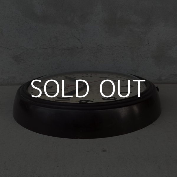 画像5: VINTAGE ANTIQUE WALL CLOCK TELECHRON ヴィンテージ アンティーク ウォールクロック テレクロン 壁掛け時計 / スクールクロック ベークライト ブラウン 茶色 店舗什器 アメリカ  (5)