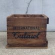 画像2: VINTAGE ANTIQUE WOOD CRATE WOODEN BOX THE NATIONAL REGISTER CO. ヴィンテージ アンティーク ウッドボックス 木箱 / コレクタブル ケース クレート 収納 ガレージ ガーデニング ディスプレイ 店舗什器 アメリカ USA   (2)
