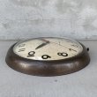 画像5: VINTAGE ANTIQUE WALL CLOCK SETH THOMAS ヴィンテージ アンティーク ウォールクロック セストーマス 壁掛け時計 / スクールクロック アイアン 鉄 丸型 店舗什器 アメリカ (5)
