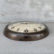画像3: VINTAGE ANTIQUE WALL CLOCK SETH THOMAS ヴィンテージ アンティーク ウォールクロック セストーマス 壁掛け時計 / スクールクロック アイアン 鉄 丸型 店舗什器 アメリカ (3)