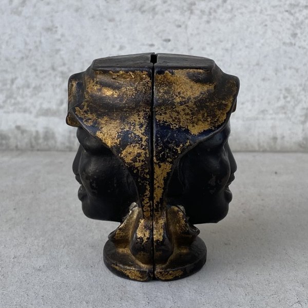 画像5: VINTAGE ANTIQUE A.C.WILLIAMS TWO FACE PIGGY BANK ヴィンテージ アンティーク トゥーフェイス オブジェ 置物 / コレクタブル コインバンク 貯金箱 ディスプレイ インテリア 鋳物 アメリカ  (5)