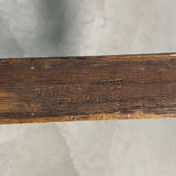 画像9: VINTAGE ANTIQUE WALL MIRROR ヴィンテージ アンティーク 鏡 ミラー 壁掛けミラー ウォールミラー / フック付き ウォールラック インテリア ウッド 木製 店舗什器 アメリカ  (9)