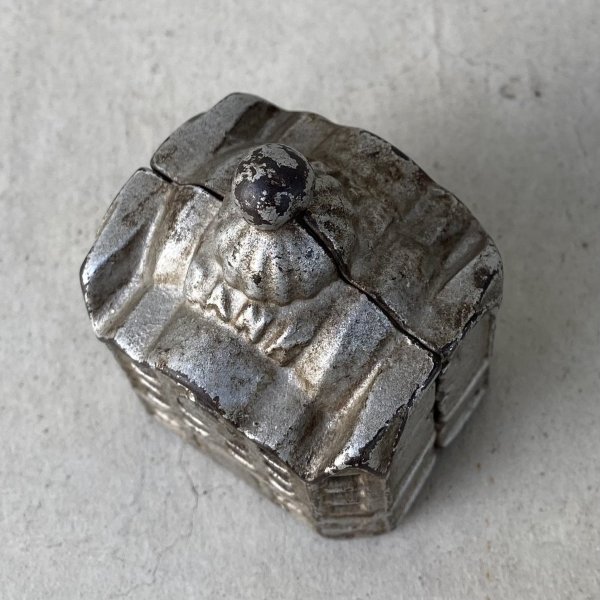 画像5: VINTAGE ANTIQUE BANK BUILDING CAST IRON ヴィンテージ アンティーク コインバンク 貯金箱 オブジェ 置物 / コレクタブル ディスプレイ キャストアイアン 鋳物 アメリカ (4) (5)