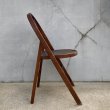 画像3: VINTAGE ANTIQUE FOLDING CHAIR ヴィンテージ アンティーク フォールディングチェア 折り畳み椅子 チェア  / ウッド 木製 家具 インテリア ディスプレイ 店舗什器 アメリカ (2) (3)