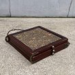 画像8: VINTAGE ANTIQUE WALL MIRROR ヴィンテージ アンティーク 鏡 ミラー 壁掛けミラー ウォールミラー 三面鏡 / ウッド 木製 折り畳み トラベルミラー 店舗什器 アメリカ (8)