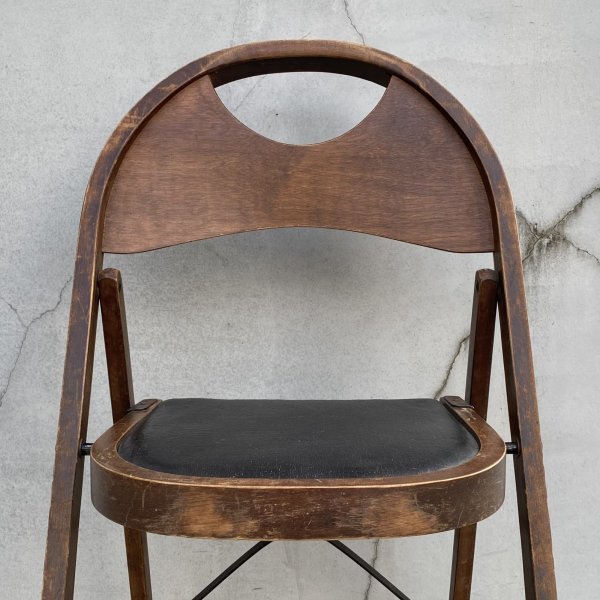 画像7: VINTAGE ANTIQUE FOLDING CHAIR ヴィンテージ アンティーク フォールディングチェア 折り畳み椅子 チェア  / ウッド 木製 家具 インテリア ディスプレイ 店舗什器 アメリカ (1) (7)