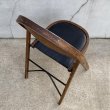 画像5: VINTAGE ANTIQUE FOLDING CHAIR ヴィンテージ アンティーク フォールディングチェア 折り畳み椅子 チェア  / ウッド 木製 家具 インテリア ディスプレイ 店舗什器 アメリカ (1) (5)