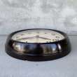 画像4: VINTAGE ANTIQUE GENERAL ELECTRIC WALL CLOCK GE ヴィンテージ アンティーク ウォールクロック ゼネラルエレクトリック 壁掛け時計 / スクールクロック ベークライト 焦げ茶 丸型 店舗什器 アメリカ (4) (4)