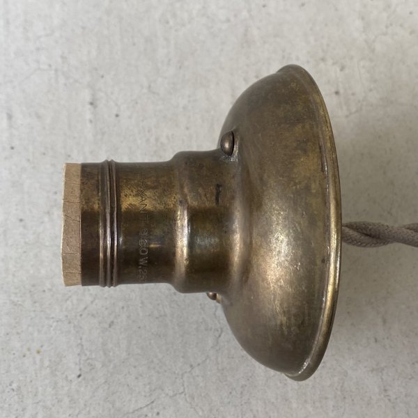 画像4: VINTAGE ANTIQUE LIGHTING BRYANT ヴィンテージ アンティーク  シーリングライト ウォールランプ 天井照明 壁付け照明 / ライト ランプ インテリア 電気 ショップ 真鍮 店舗什器 E26 アメリカ (1) (4)