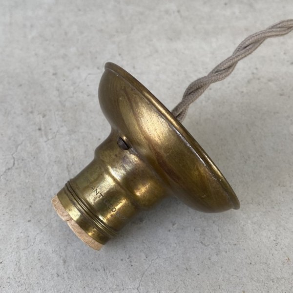 画像2: VINTAGE ANTIQUE LIGHTING BRYANT ヴィンテージ アンティーク  シーリングライト ウォールランプ 天井照明 壁付け照明  / ライト ランプ インテリア 電気 ショップ 真鍮 店舗什器 E26 アメリカ (2) (2)