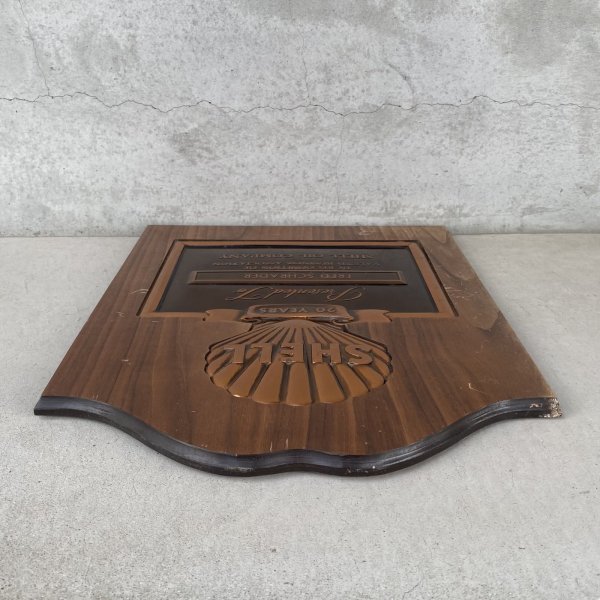 画像4: VINTAGE ANTIQUE SHELL OIL COMPANY ヴィンテージ アンティーク シェル 看板 / コレクタブル ウォールインテリア ガレージ モーター系 アドバタイジング 企業物 ディスプレイ アメリカ (4)