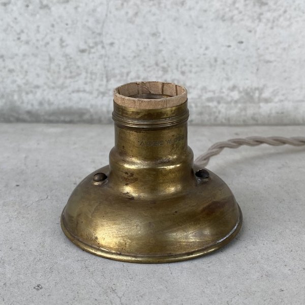 画像6: VINTAGE ANTIQUE LIGHTING BRYANT ヴィンテージ アンティーク  シーリングライト ウォールランプ 天井照明 壁付け照明  / ライト ランプ インテリア 電気 ショップ 真鍮 店舗什器 E26 アメリカ (2) (6)