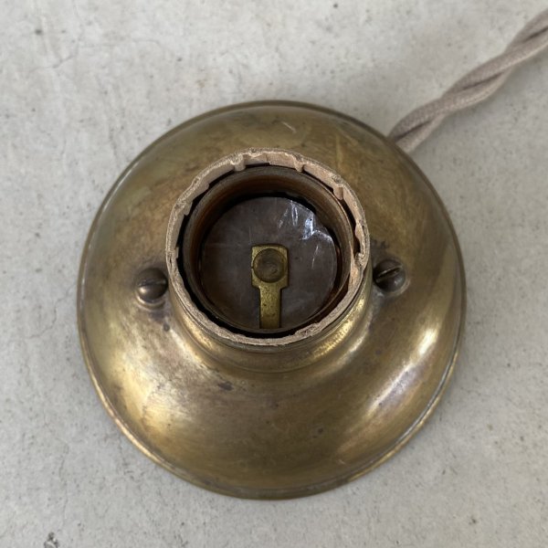 画像7: VINTAGE ANTIQUE LIGHTING BRYANT ヴィンテージ アンティーク  シーリングライト ウォールランプ 天井照明 壁付け照明  / ライト ランプ インテリア 電気 ショップ 真鍮 店舗什器 E26 アメリカ (2) (7)