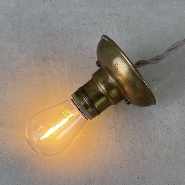 画像11: VINTAGE ANTIQUE LIGHTING BRYANT ヴィンテージ アンティーク  シーリングライト ウォールランプ 天井照明 壁付け照明  / ライト ランプ インテリア 電気 ショップ 真鍮 店舗什器 E26 アメリカ (2) (11)