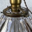 画像9: VINTAGE ANTIQUE HOLOPHANE LAMP ヴィンテージ アンティーク ホロフェーンランプ 天井照明 シーリングランプ / ライト ガラスシェード 店舗什器 アメリカ (1) (9)
