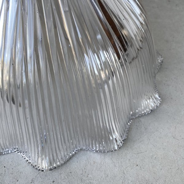 画像6: VINTAGE ANTIQUE HOLOPHANE LAMP ヴィンテージ アンティーク ホロフェーンランプ 天井照明 シーリングランプ / ライト ガラスシェード 店舗什器 アメリカ (1) (6)