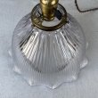 画像3: VINTAGE ANTIQUE HOLOPHANE LAMP ヴィンテージ アンティーク ホロフェーンランプ 天井照明 シーリングランプ / ライト ガラスシェード 店舗什器 アメリカ (2) (3)