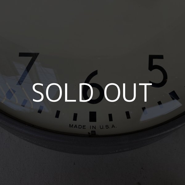 画像8: VINTAGE ANTIQUE WALL CLOCK SIMPLEX ヴィンテージ アンティーク ウォールクロック 壁掛け時計 シンプレックス / スクールクロック アイアン 鉄 丸型 店舗什器 アメリカ (8)