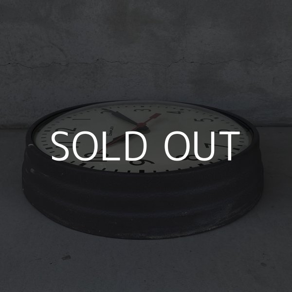 画像5: VINTAGE ANTIQUE WALL CLOCK SIMPLEX ヴィンテージ アンティーク ウォールクロック 壁掛け時計 シンプレックス / スクールクロック アイアン 鉄 丸型 店舗什器 アメリカ (5)