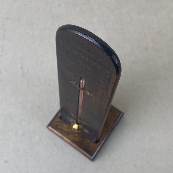 画像6: VINTAGE ANTIQUE  THERMOMETER ヴィンテージ アンティーク 温度計 サーモメーター / コレクタブル オブジェ ディスプレイ 雑貨 ウッド 木製 アメリカ (5) (6)