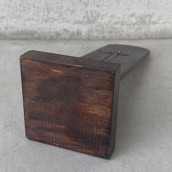 画像7: VINTAGE ANTIQUE  THERMOMETER ヴィンテージ アンティーク 温度計 サーモメーター / コレクタブル オブジェ ディスプレイ 雑貨 ウッド 木製 アメリカ (5) (7)