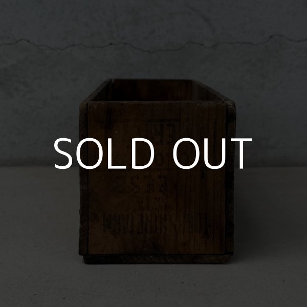 画像5: VINTAGE ANTIQUE WOOD CRATE WOODEN BOX YORKSHIRE FARM CHEESE ヴィンテージ アンティーク ウッドボックス 木箱 チーズ / コレクタブル 収納 ケース 店舗什器 アメリカ USA  (5)