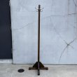 画像1: VINTAGE ANTIQUE COAT RACK ヴィンテージ アンティーク コートラック コートハンガー ハンガーラック / ディスプレイ ウッド 木製 家具 店舗 什器 アメリカ (1)