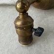 画像9: VINTAGE ANTIQUE LAMP LIGHT WALL LAMP ヴィンテージ アンティーク ライト ウォールランプ 壁付け照明 ブラケットランプ 2灯 / ランプ ブラス 真鍮 E26 店舗什器 アメリカ USA  (9)