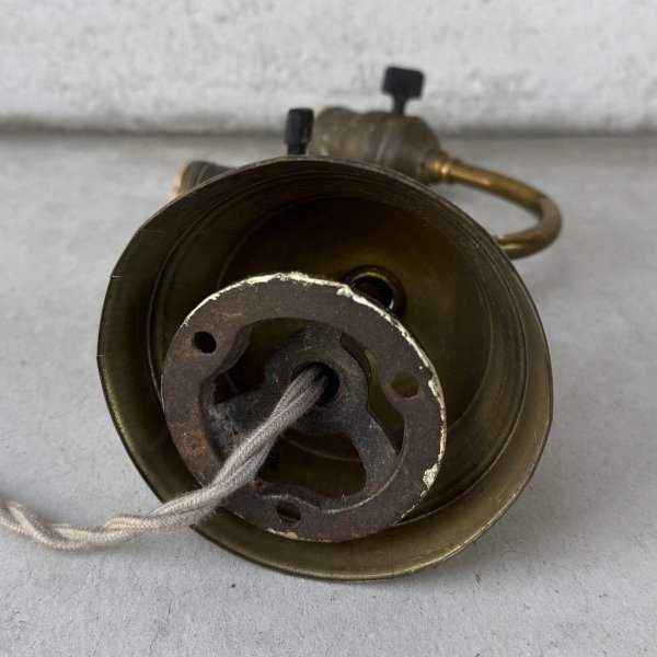 画像6: VINTAGE ANTIQUE LAMP LIGHT WALL LAMP ヴィンテージ アンティーク ライト ウォールランプ 壁付け照明 ブラケットランプ 2灯 / ランプ ブラス 真鍮 E26 店舗什器 アメリカ USA  (6)