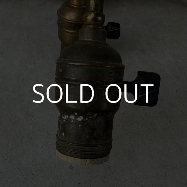 画像7: VINTAGE ANTIQUE LAMP LIGHT WALL LAMP ヴィンテージ アンティーク ライト ウォールランプ 壁付け照明 ブラケットランプ 2灯 / ランプ ブラス 真鍮 E26 店舗什器 アメリカ USA  (7)