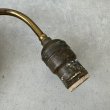 画像8: VINTAGE ANTIQUE LAMP LIGHT WALL LAMP ヴィンテージ アンティーク ライト ウォールランプ 壁付け照明 ブラケットランプ 2灯 / ランプ ブラス 真鍮 E26 店舗什器 アメリカ USA  (8)