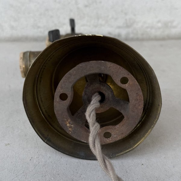 画像9: VINTAGE ANTIQUE LAMP LIGHT WALL LAMP ヴィンテージ アンティーク ライト ウォールランプ 壁付け照明 ブラケットランプ 2灯 / ランプ ブラス 真鍮 E26 店舗什器 アメリカ USA (2) (9)