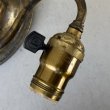 画像5: VINTAGE ANTIQUE LAMP LIGHT WALL LAMP ヴィンテージ アンティーク ライト ウォールランプ 壁付け照明 ブラケットランプ 2灯 / ランプ ブラス 真鍮 E26 店舗什器 アメリカ USA (3) (5)