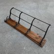 画像1: VINTAGE ANTIQUE COAT HAT RACK ヴィンテージ アンティーク コートラック ハットラック ウォールハンガー / ウォールインテリア 木製 アイアン 店舗什器 アメリカ (1) (1)