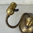 画像3: VINTAGE ANTIQUE LAMP LIGHT WALL LAMP ヴィンテージ アンティーク ライト ウォールランプ 壁付け照明 ブラケットランプ 2灯 / ランプ ブラス 真鍮 E26 店舗什器 アメリカ USA (3) (3)