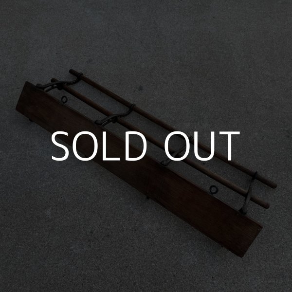 画像3: VINTAGE ANTIQUE COAT HAT RACK ヴィンテージ アンティーク コートラック ハットラック ウォールハンガー / ウォールインテリア 木製 アイアン 店舗什器 アメリカ (2) (3)
