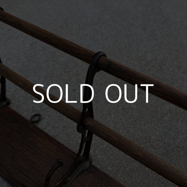 画像8: VINTAGE ANTIQUE COAT HAT RACK ヴィンテージ アンティーク コートラック ハットラック ウォールハンガー / ウォールインテリア 木製 アイアン 店舗什器 アメリカ (2) (8)