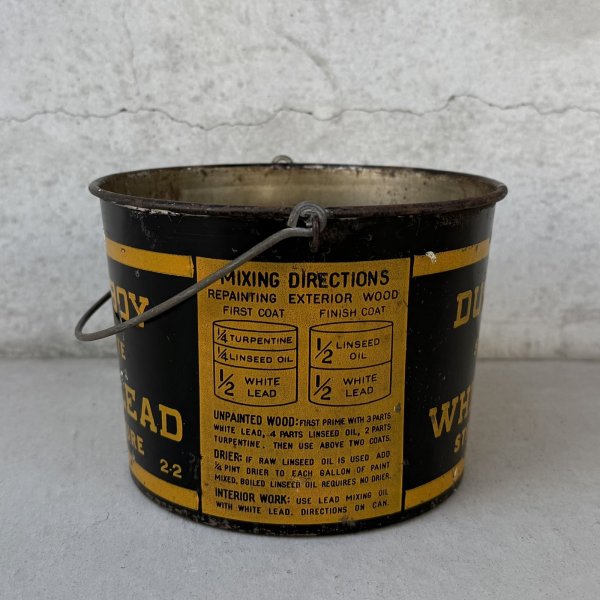 画像3: VINTAGE ANTIQUE DUTCH BOY ヴィンテージ アンティーク ダッチボーイ TIN缶 ペイント缶 オイル缶  バケツ / コレクタブル  アドバタイジング キャラクター 企業物 アメリカ (3)