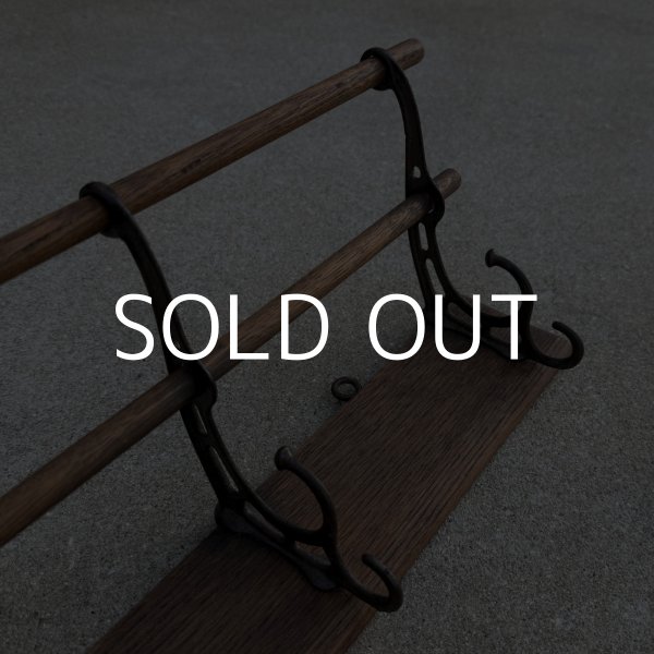 画像7: VINTAGE ANTIQUE COAT HAT RACK ヴィンテージ アンティーク コートラック ハットラック ウォールハンガー / ウォールインテリア 木製 アイアン 店舗什器 アメリカ (2) (7)