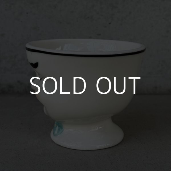 画像4: VINTAGE ANTIQUE BAILEYS SUGAR POT ヴィンテージ アンティーク ベイリーズ フェイスカップ シュガーポット / コレクタブル オブジェ ティーカップ マグカップ ノベルティ 陶器 食器 雑貨 (1) (4)