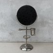 画像2: VINTAGE ANTIQUE SHAVING MIRROR ヴィンテージ アンティーク スタンドミラー 鏡 / 卓上ミラー シェービングミラー ラウンド インテリア 丸型 化粧 店舗什器 アメリカ USA  (2)