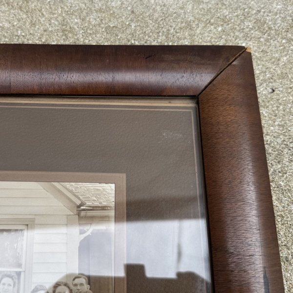 画像5: VINTAGE ANTIQUE PHOTO ヴィンテージ アンティーク 集合写真 ウォールインテリア フレーム 額装 / 壁掛け 木製 店舗什器 アメリカ (5)