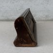 画像4: VINTAGE ANTIQUE CLERK ON DUTY SIGN PLATE ヴィンテージ アンティーク サインプレート サインボード 看板 / インテリア ネームプレート 木製 真鍮 デスク オフィス 店舗什器 アメリカ (4)