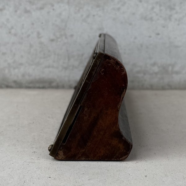 画像5: VINTAGE ANTIQUE CLERK ON DUTY SIGN PLATE ヴィンテージ アンティーク サインプレート サインボード 看板 / インテリア ネームプレート 木製 真鍮 デスク オフィス 店舗什器 アメリカ (5)