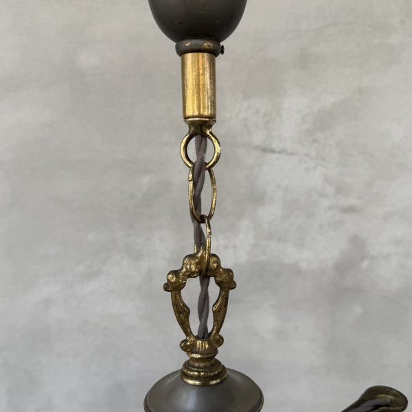 画像7: VINTAGE ANTIQUE LIGHT HUBBELL ヴィンテージ アンティーク シャンデリア 吊り下げライト  シーリングランプ 天井照明 / 2灯 ライト ペンダントライト E26 店舗什器 アメリカ USA (1) (7)