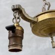 画像4: VINTAGE ANTIQUE LIGHT PERKINS ヴィンテージ アンティーク シャンデリア 吊り下げライト  天井照明 / 2灯 ライト ペンダントライト シーリングランプ E26 店舗什器 アメリカ USA (3) (4)