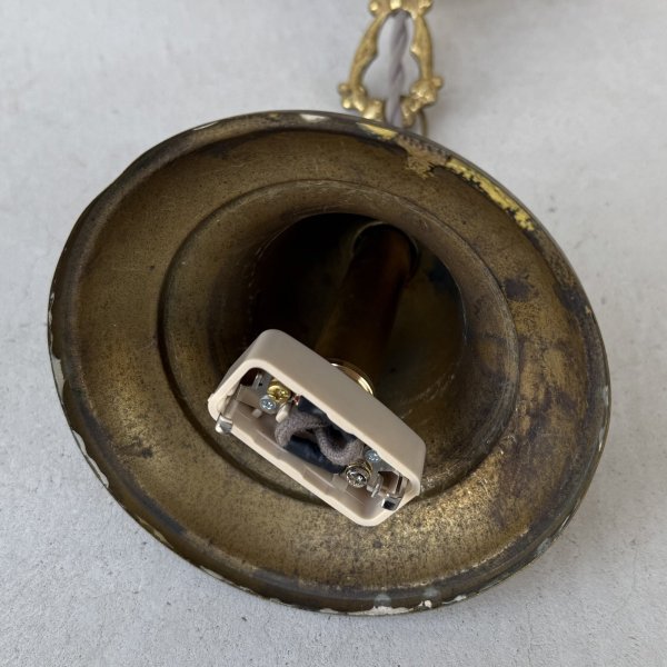 画像10: VINTAGE ANTIQUE LIGHT HUBBELL ヴィンテージ アンティーク シャンデリア 吊り下げライト  シーリングランプ 天井照明 / 2灯 ライト ペンダントライト E26 店舗什器 アメリカ USA (1) (10)