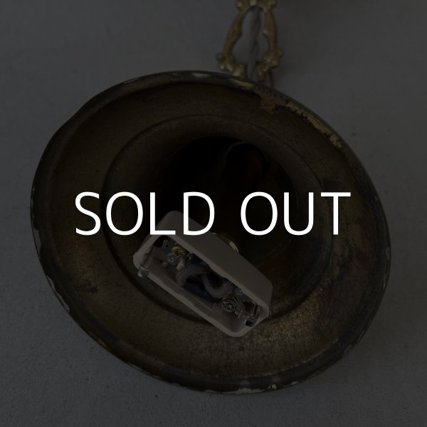 画像10: VINTAGE ANTIQUE LIGHT HUBBELL ヴィンテージ アンティーク シャンデリア 吊り下げライト  シーリングランプ 天井照明 / 2灯 ライト ペンダントライト E26 店舗什器 アメリカ USA (1) (10)