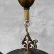 画像6: VINTAGE ANTIQUE LIGHT  ヴィンテージ アンティーク シャンデリア 吊り下げライト シーリングランプ 天井照明 / 4灯 GE ライト ペンダントライト 真鍮 E26 店舗什器 アメリカ USA (1) (6)